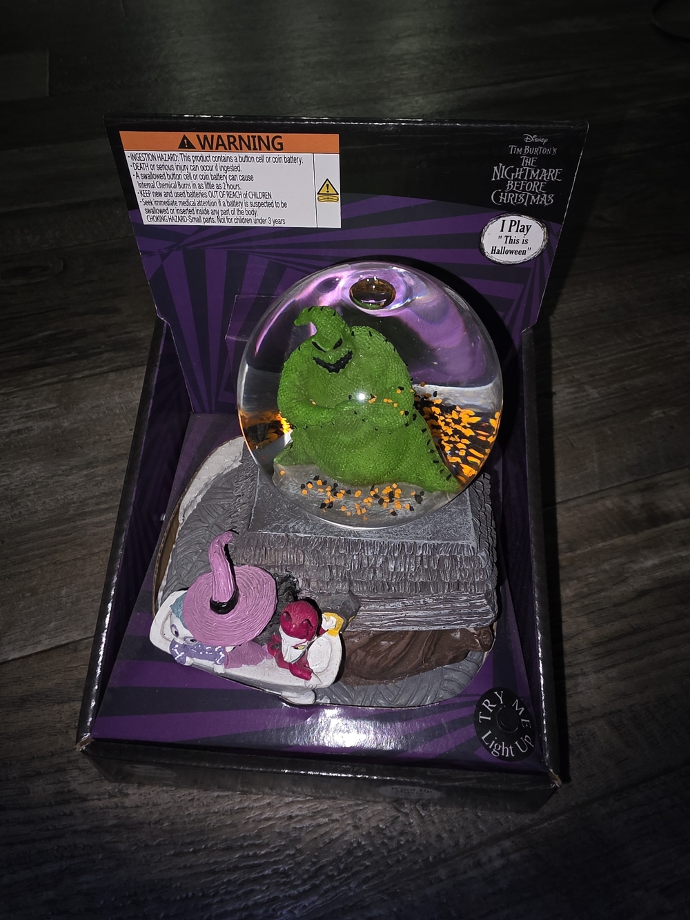 The Nightmare Before Christmas Oogie Boogie Snow Globe